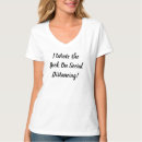 Recherche de détresse tshirts Distance sociale