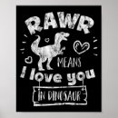 Recherche de rawr posters Dinosaure