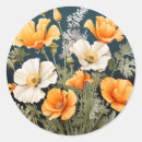 Recherche de poppy autocollants Floral