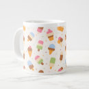 Recherche de motif de glace tasses Cône de crème glacée