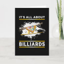 Recherche de billard vœux cartes Balle