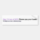 Recherche de nyc voiture autocollants Politique