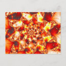 Recherche de fractales cartes postales Rouge