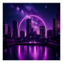 Recherche de cityscape posters Ville de néon