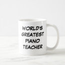 Recherche de le meilleur professeur du monde tasses Professeur de piano