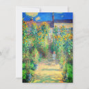 Recherche de jardin monet vœux cartes Rouge