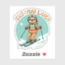 Recherche de funny sloth autocollants Bande dessinée