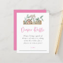 Recherche de diaper raffle baby shower invitations Rose