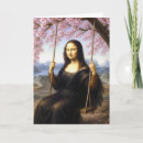 Recherche de mona lisa vœux cartes Célèbre