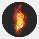 Recherche de flamme orange autocollants Phoenix