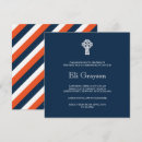 Recherche de boys carrées baptême invitations Bleu