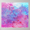 Recherche de taches bleues posters Aquarelle