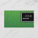 Recherche de gouttelettes cartes visite Vert