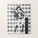 Recherche de noir monochrome puzzles Portrait