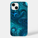 Recherche de spirale bleue iphone coques Turquoise