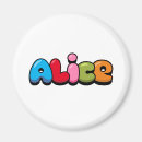 Recherche de alice magnets Typographie