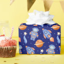 Recherche de anniversaire de vaisseau spatial papier cadeau Espace extra atmosphérique