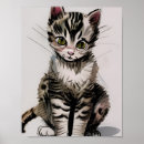 Recherche de chaton gris posters Mur