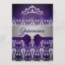 Recherche de diadème de diamant invitations Quinceanera