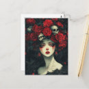 Recherche de fleurs rouges cartes postales Goth