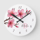 Recherche de cerisier horloges Rose