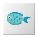 Recherche de dessin poissons carreaux Bleu