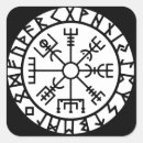 Recherche de symboles de viking autocollants Vegvisir