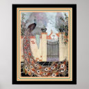 Recherche de art deco peacock posters Porte