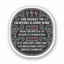 Recherche de vin voiture autocollants Drôle