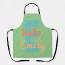 Recherche de menthe tabliers Monogramme