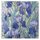 Recherche de iris carreaux Bleu