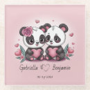 Recherche de pandas mignons dessous de verres Pour elle