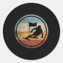 Recherche de slalom autocollants Rétro