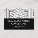 Recherche de concentration cartes visite Géométrique