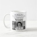 Recherche de anniversaire 70 ans tasses Élégant
