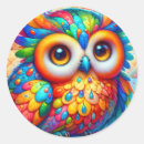 Recherche de yeux de hibou autocollants Hiboux