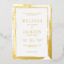 Recherche de doré mariage invitations Tendance