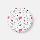Recherche de coeur rose magnets Motif