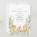 Recherche de floral coloré invitations Orange