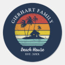 Recherche de maison de plage autocollants Palmiers
