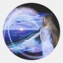 Recherche de ángel autocollants Coucher de soleil