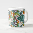 Recherche de motif exotique tasses Monogramme