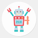 Recherche de vintage robot autocollants Mignon