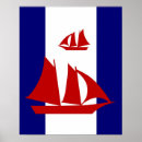 Recherche de voilier posters Rouge