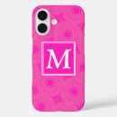 Recherche de monogramme de cercle iphone coques Motif