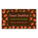 Recherche de fraise cartes visite Customer