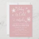 Recherche de snowflake baby shower fille invitations Hiver