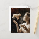 Recherche de petit agneau cartes postales Mignon