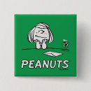 Recherche de style vintage badges Charles schulz