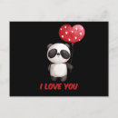 Recherche de panda valentine cartes postales Animal